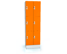 Premium lockers with six lockable boxes ALFORT AD 1920 x 600 x 520